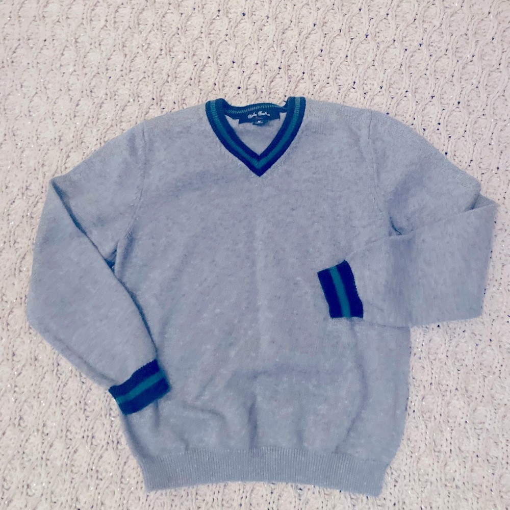 Brooks brothers kid sweater. Grey v neck